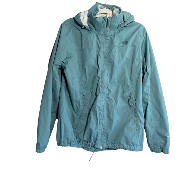 The North Face Full Zip Hooded Venture 2 Jacket Women's XL Blue Streetwear - Picture 1 of 14